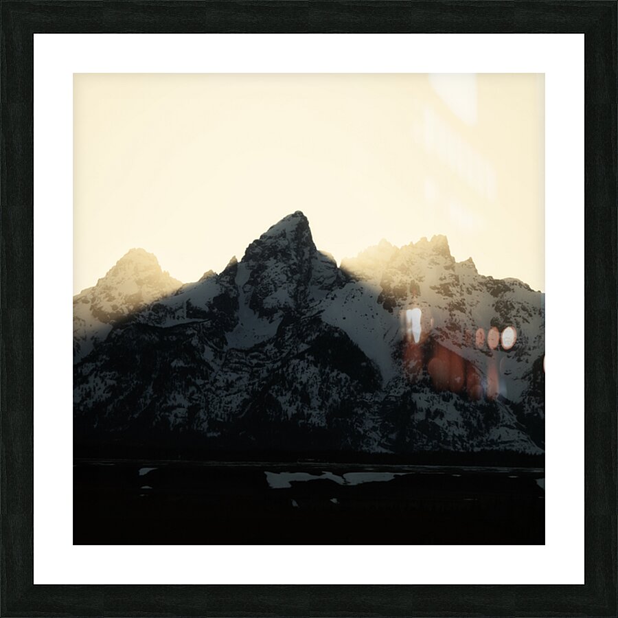 Mountains Evening Prayer Picture Frame print