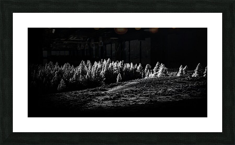 Lights Edge Picture Frame print