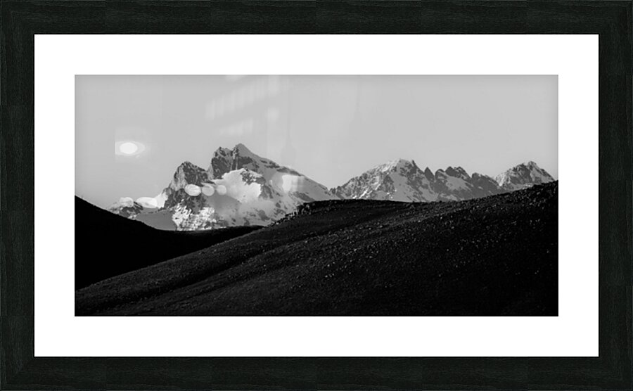 Tetons Dark Prelude Picture Frame print