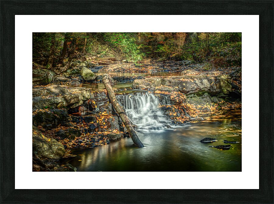 Small falls on Kitchen Creek Picture Frame print