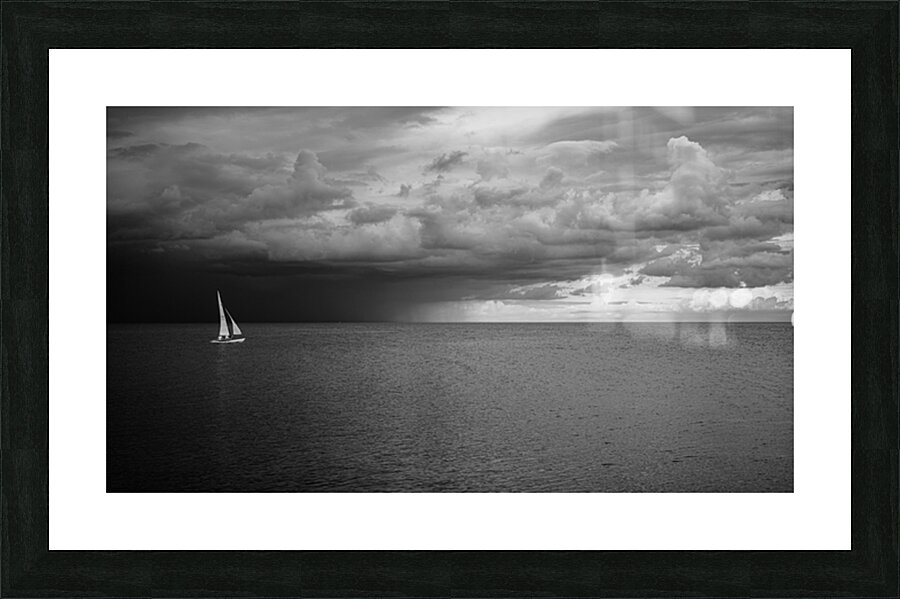 Sailing Beyond the Storms Embrace Picture Frame print