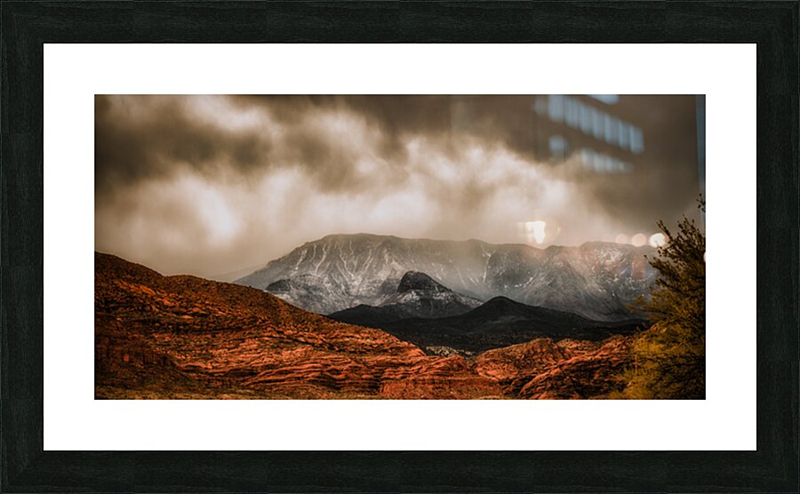 Mountain Storm Majesty Picture Frame print