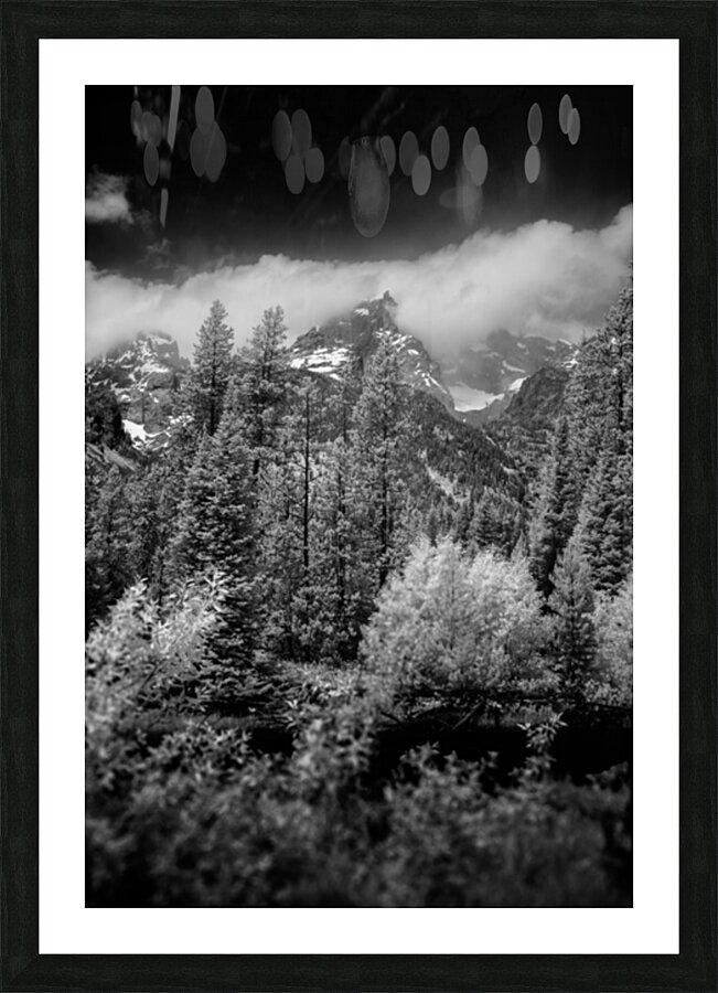 Where the Clouds Lay Their Hands Picture Frame print