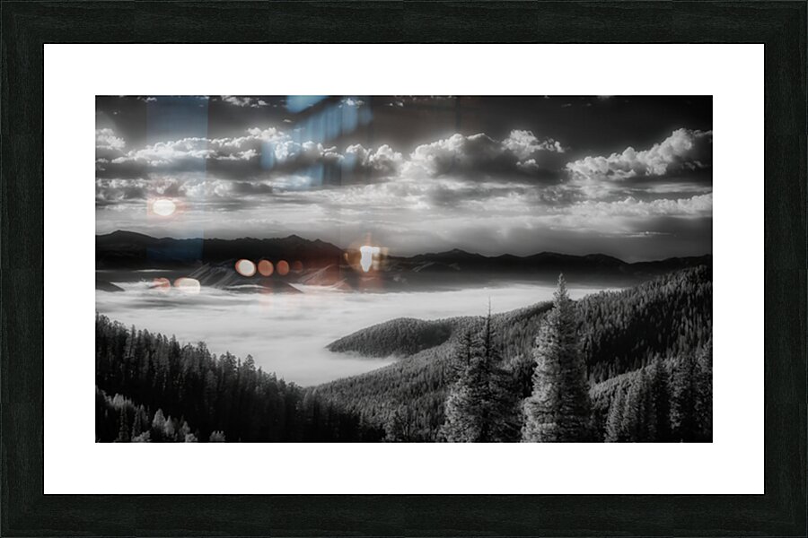 Eternal Vigil   Teton Pass Overlook Picture Frame print