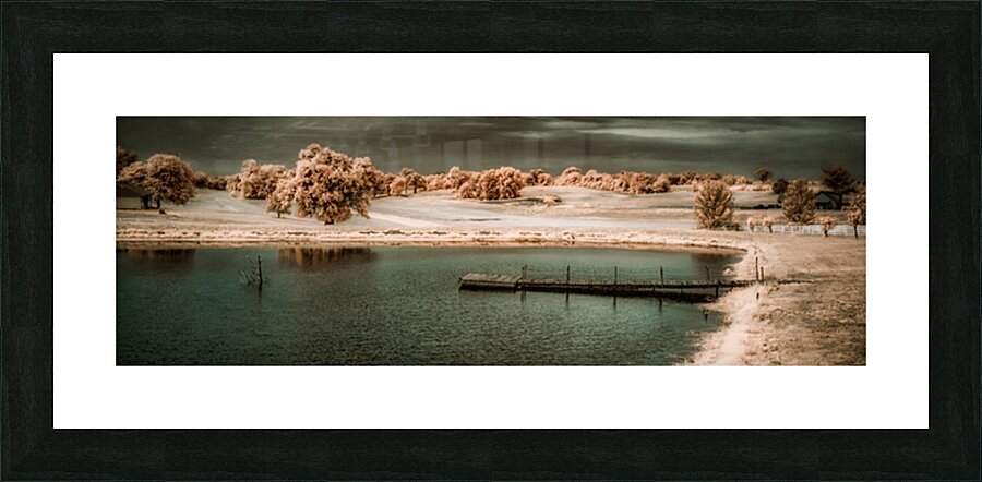 Pasturelight Reservoir Picture Frame print