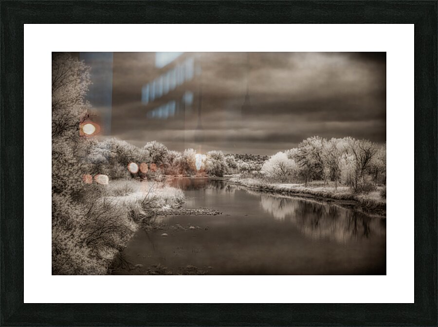 North Platte River Picture Frame print