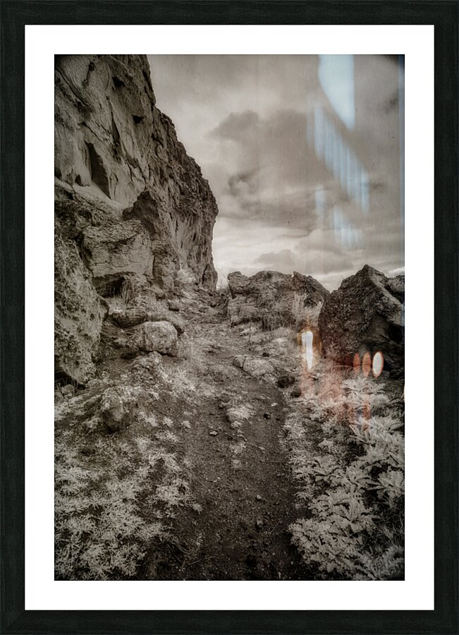 Whispers Among the Boulder Sentinels Picture Frame print