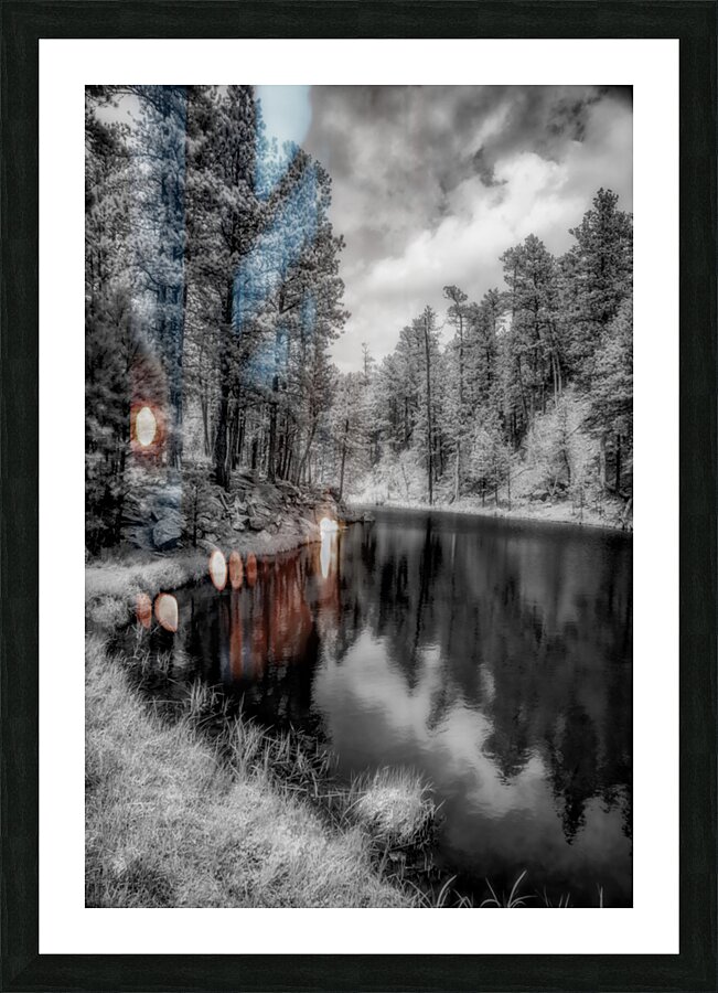 Whispers of Nature: Immersing in the Surreal Beauty of South Dakotas Wilderness Picture Frame print