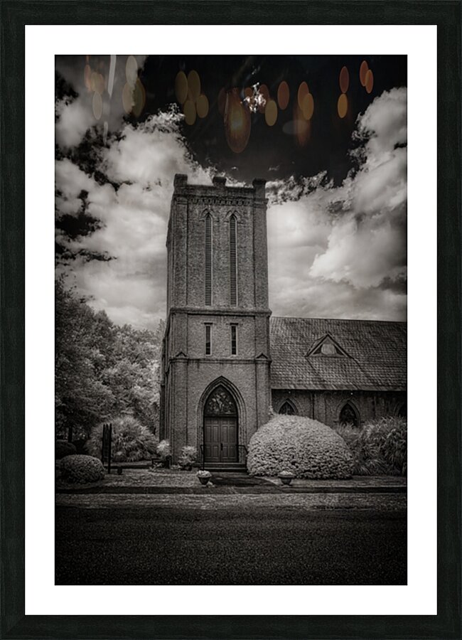Church Tower Picture Frame print