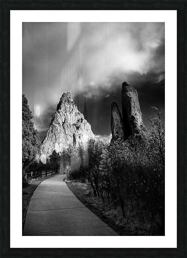 Gods Light Picture Frame print