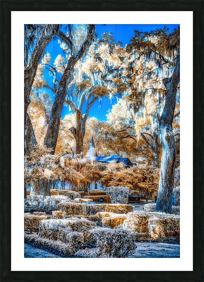 Golden Spire Picture Frame print