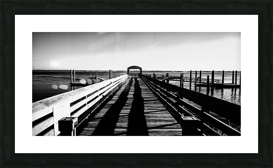 Pier Perspective Picture Frame print