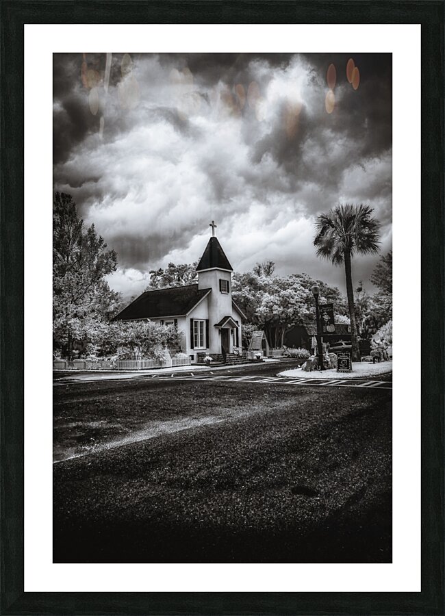 Holy Storm Picture Frame print