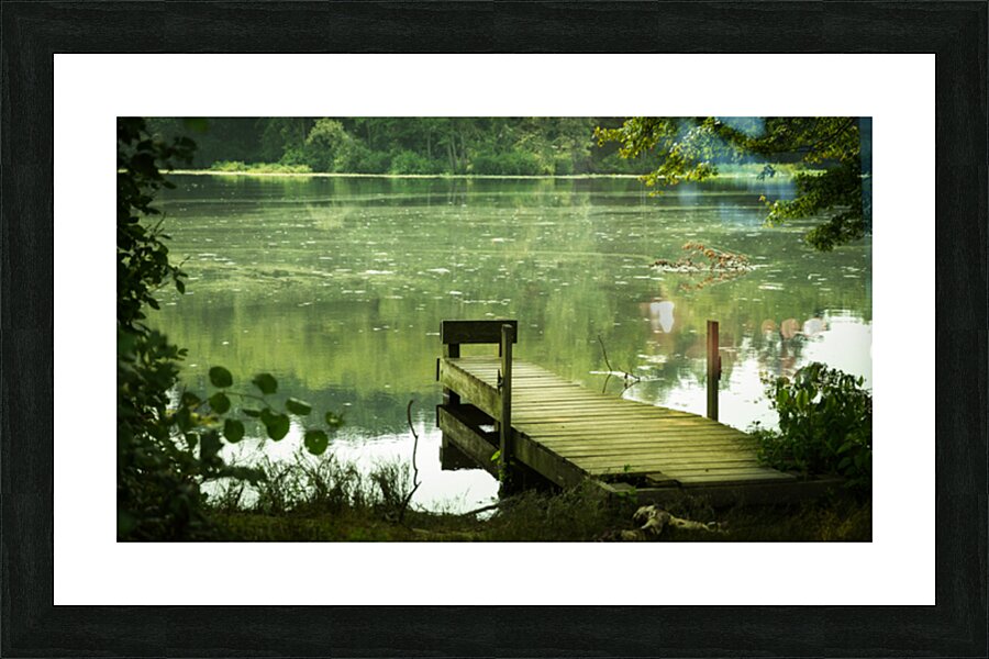 Emerald Dreams at Dawn Picture Frame print