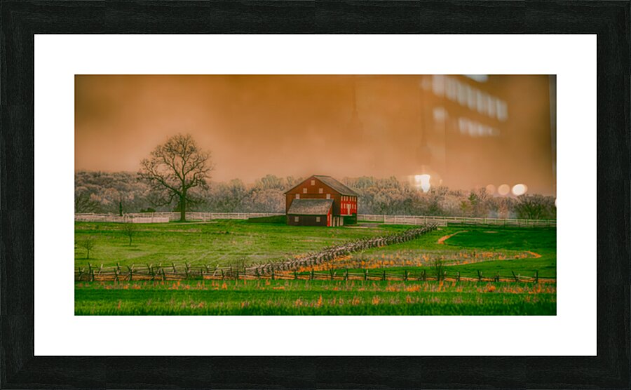 Barn Yard Picture Frame print