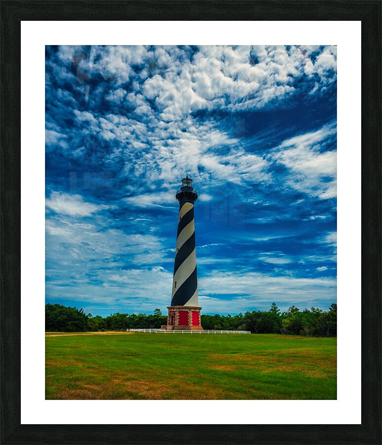 Whispers of Light: Capturing the Beauty of Hatteras Lighthouse Picture Frame print