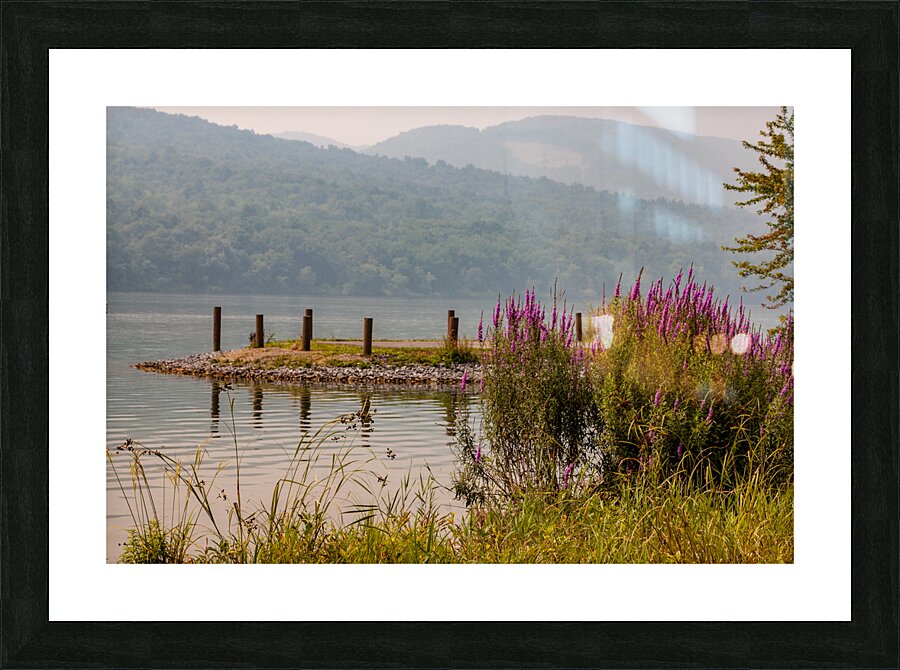 Lakeside Violet Picture Frame print