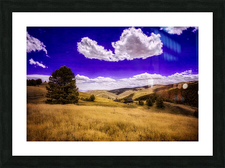 Dreamlike Horizon: Prairies Royal Symphony Picture Frame print