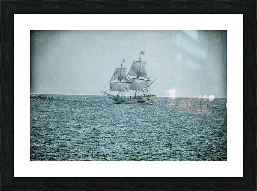 Masts Picture Frame print