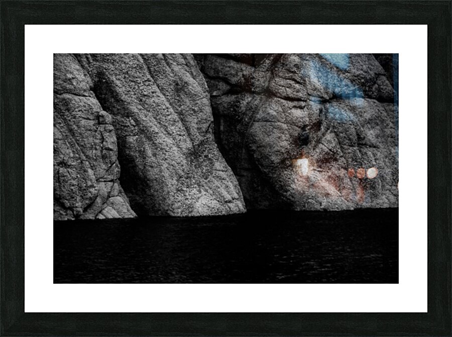 Veiled Enchantment: Sylvan Lakes Infrared Intrigue Picture Frame print