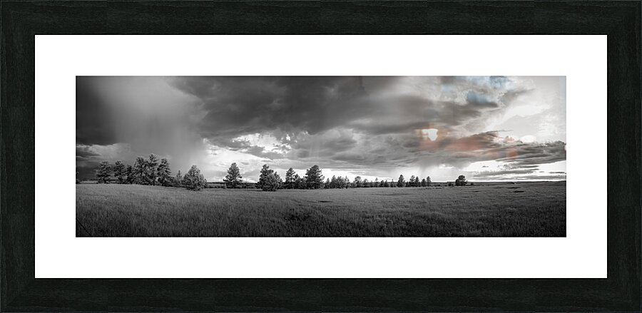 Montana Storm Picture Frame print
