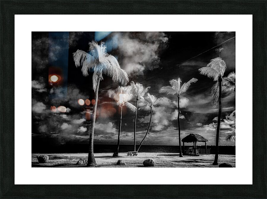 Tiki Picnic Picture Frame print