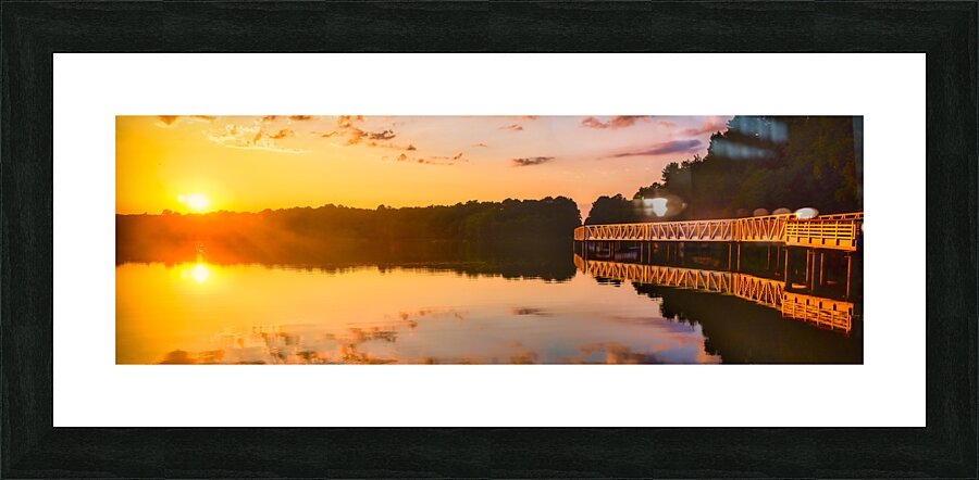 Killens Sunset Picture Frame print