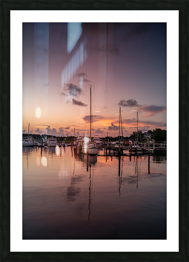 Sail Away to Happiness: Beauforts Scenic Charms in Pictures Picture Frame print