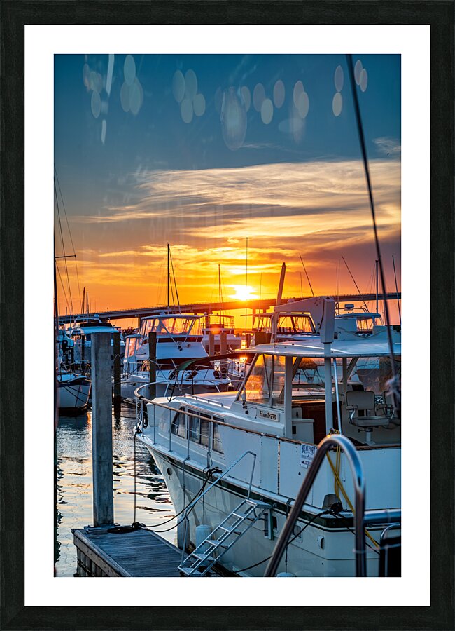 Nautical Bliss: A Pictorial Journey Through Beauforts Waters Picture Frame print
