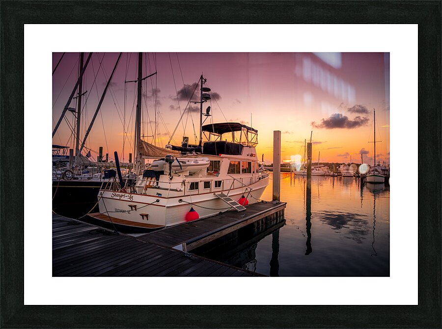 Sun-Kissed Sail: A Day of Love and Laughter in Beaufort Picture Frame print