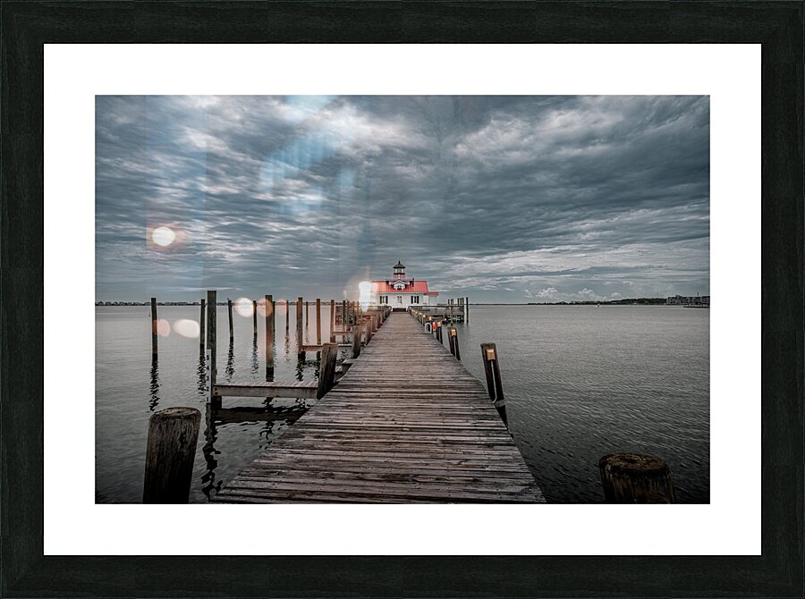 Whispers of Light: Mysterious Manteo Picture Frame print