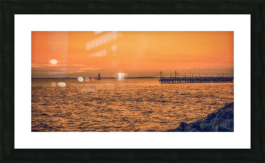 A Magical Evening on Saint Simons Island: Days End Picture Frame print