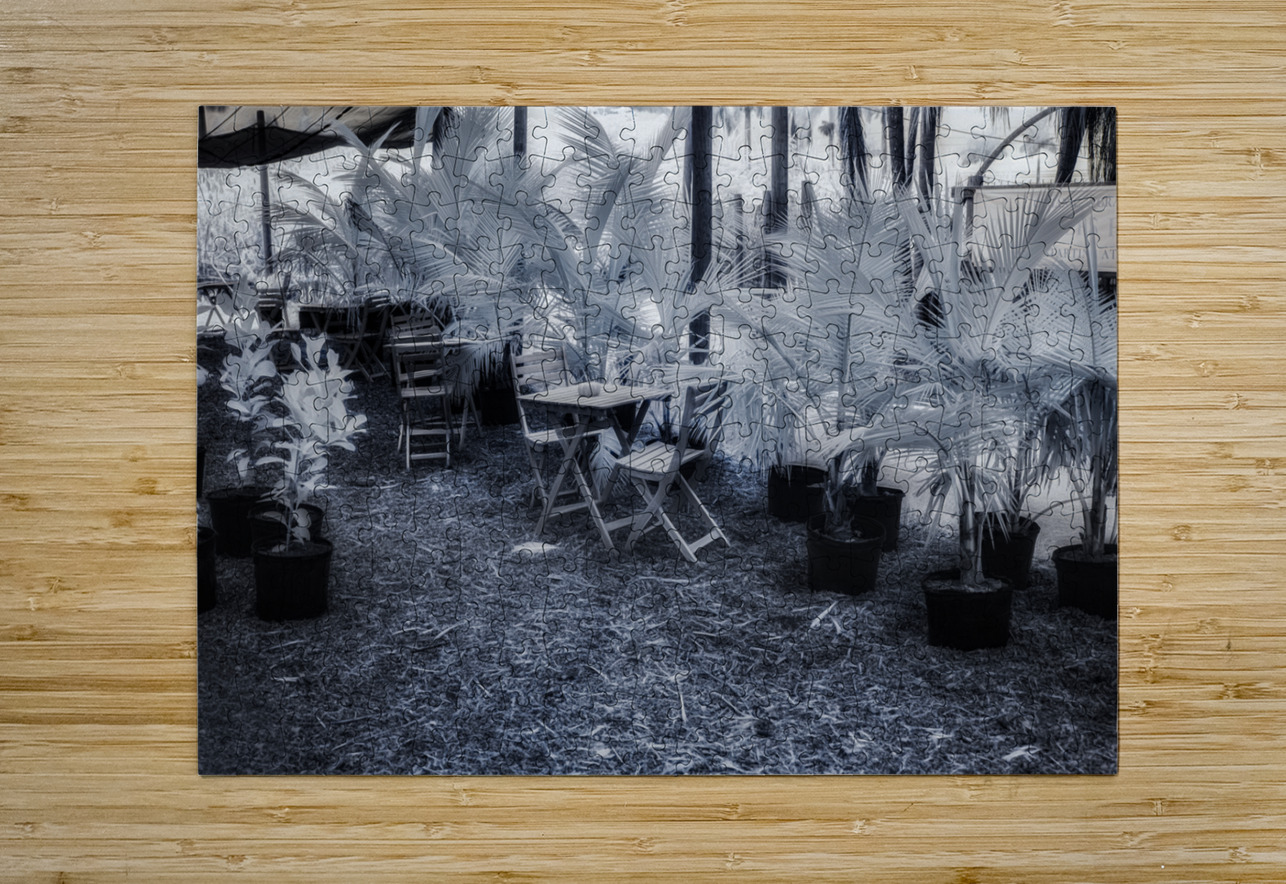 Shady Oasis Cafe Dream World Images Puzzle printing