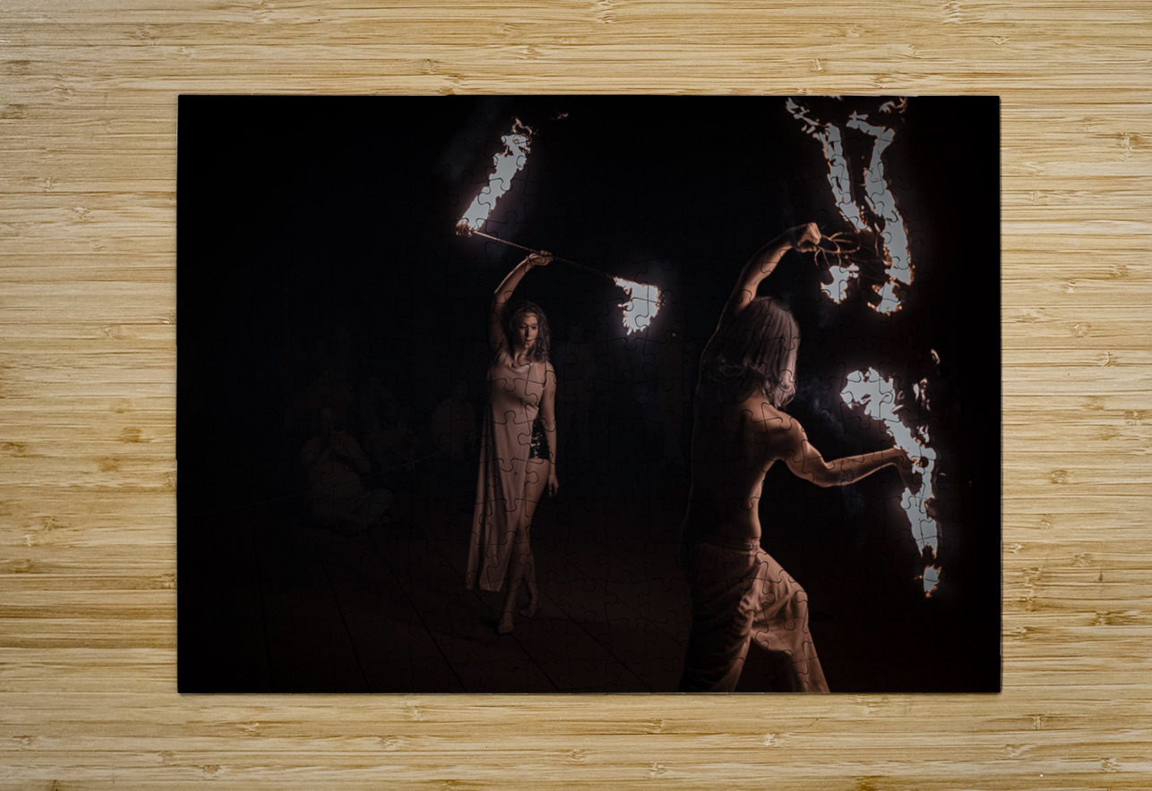 Torchlit Ballet Duo Dream World Images Puzzle printing