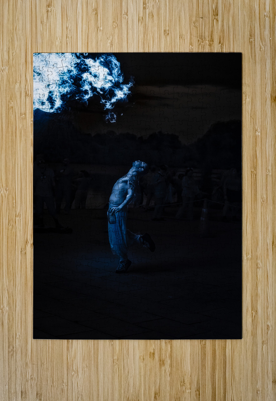 Veil of Infrared Fire  Dream World Images Puzzle printing