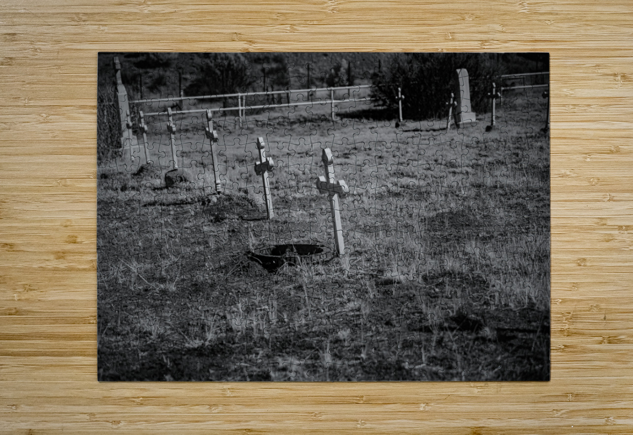 Stillness Among White Crosses Dream World Images Puzzle printing