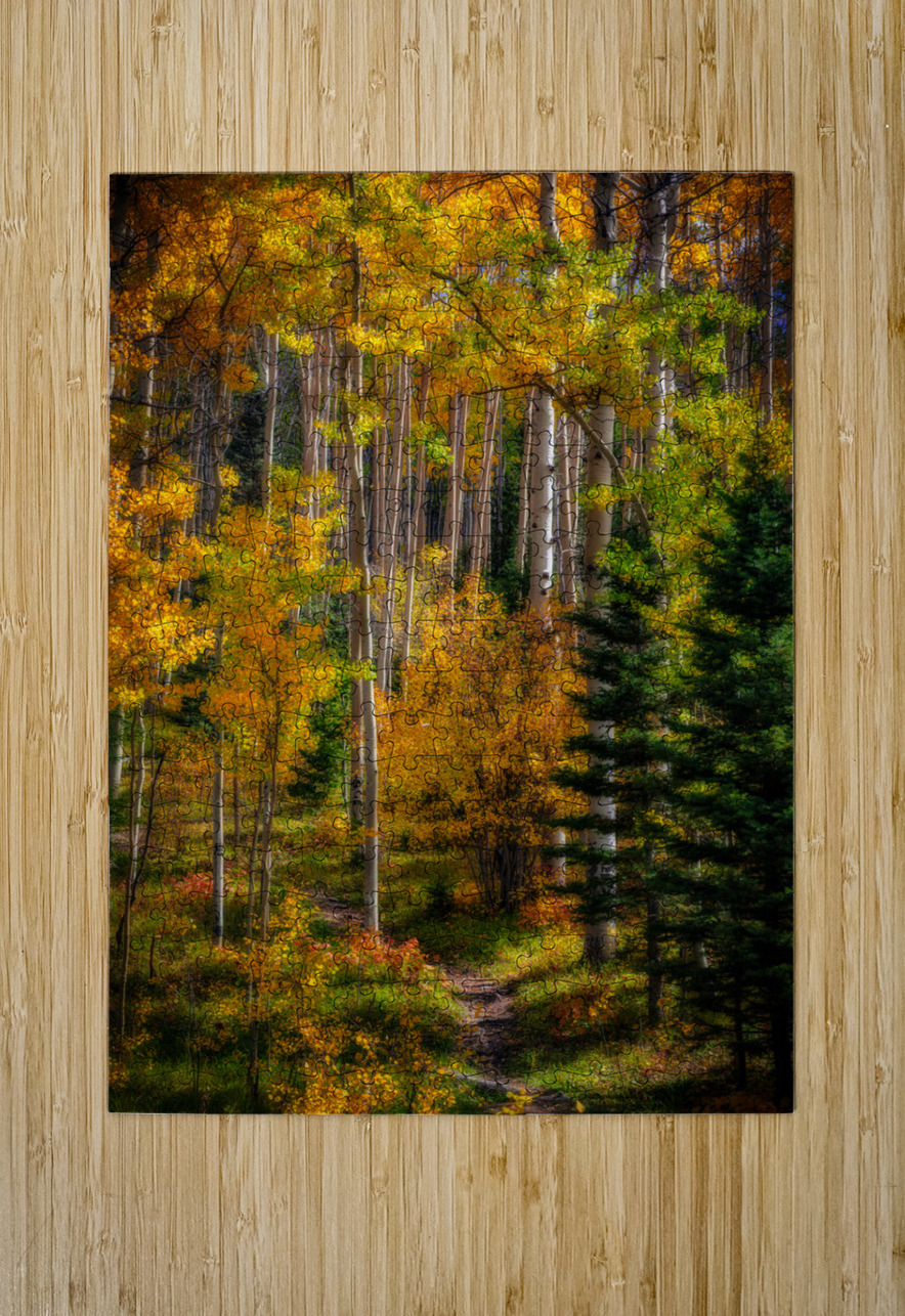 Elegy of Amber Leaves Dream World Images Puzzle printing