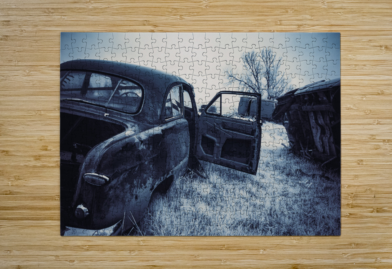 Rustic Relic - Rusted Open Door Dream World Images Puzzle printing