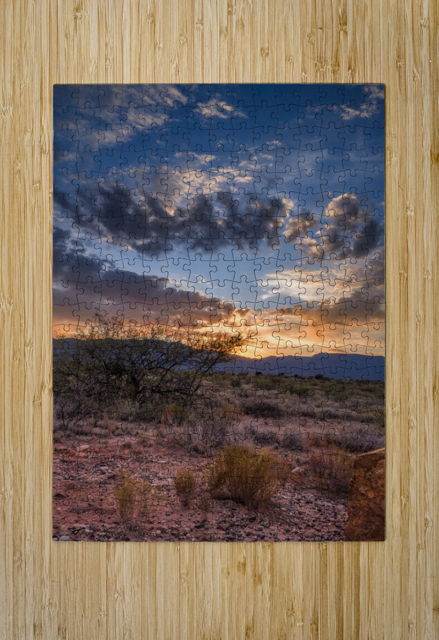 RADIANCE UNFURLED OVER ROCKY PLAINS Dream World Images Puzzle printing