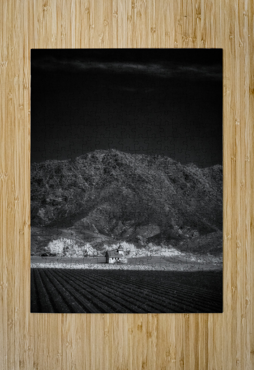 Church in Desert Tapestry Dream World Images Puzzle printing