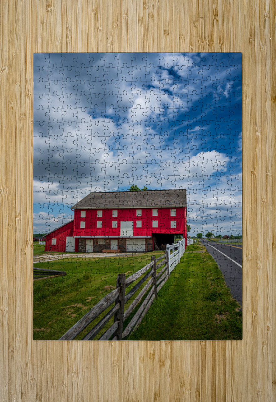 The Sherfy Barn: A Countryside Oasis Dream World Images Puzzle printing