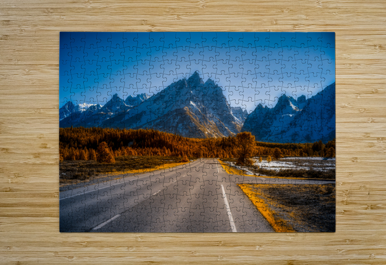 Tetons Golden Gateway Dream World Images Puzzle printing