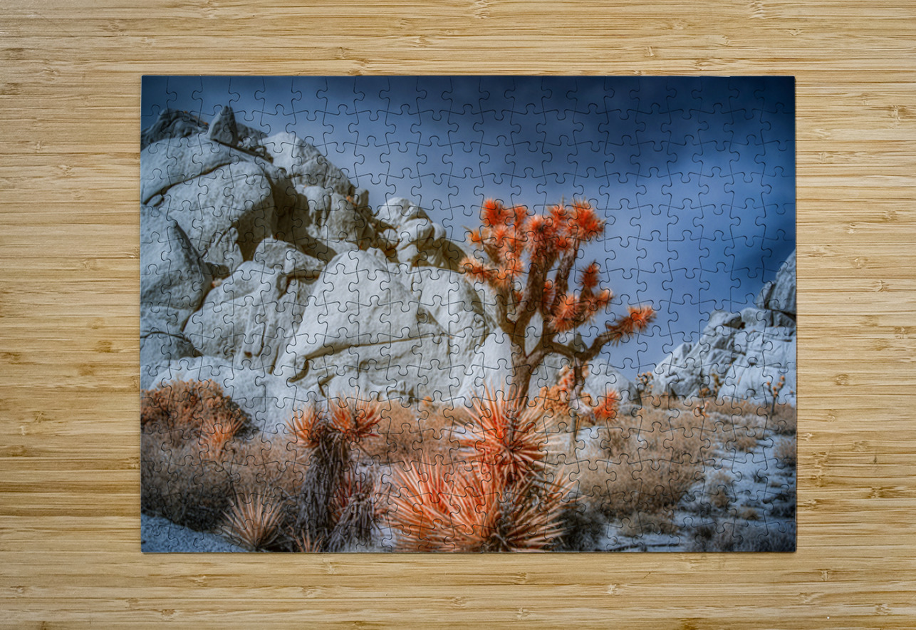 Desert Canvas of Fire and Stone Dream World Images Puzzle printing