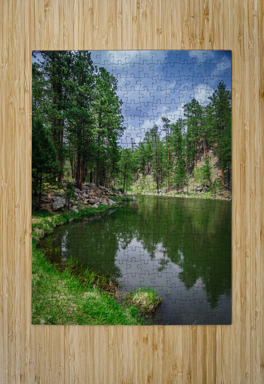 Whispers of Nature: Exploring Grace Coolidge Lakes Serenade of Silence Dream World Images Puzzle printing
