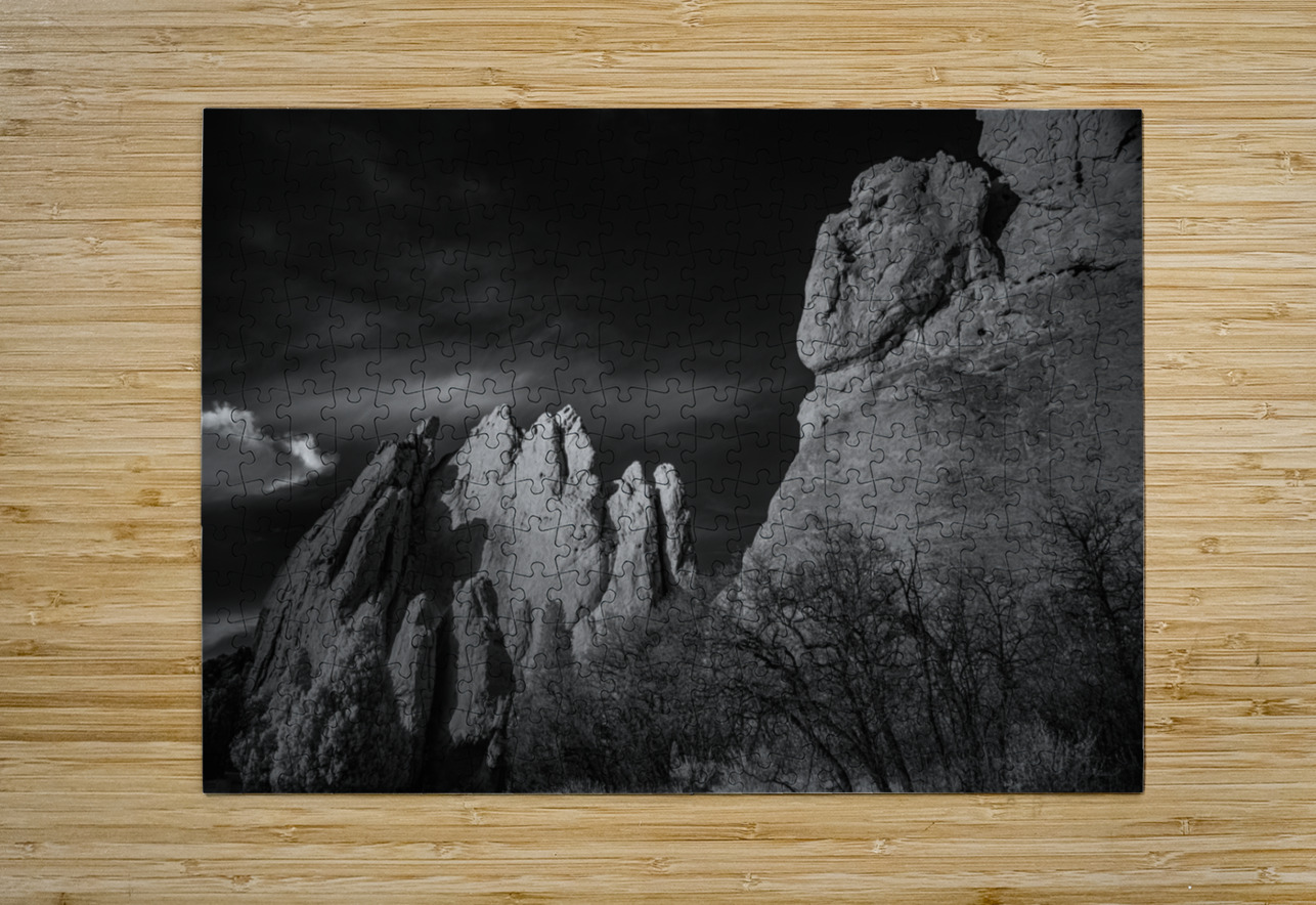 Lighted Rock Peak Dream World Images Puzzle printing