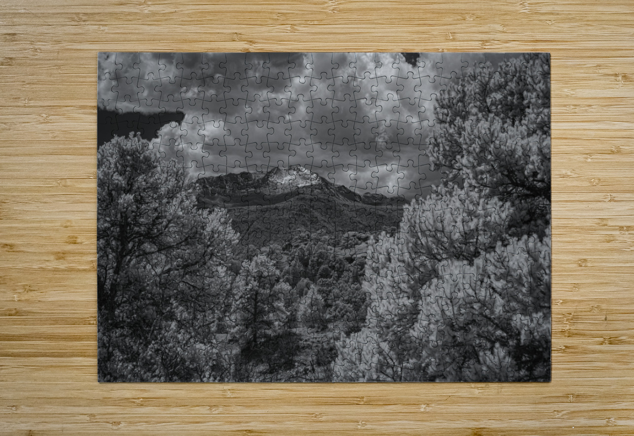 Majestic Pinnacle: A Serene Encounter on Scotchman Trail Garden of the Gods Dream World Images Puzzle printing
