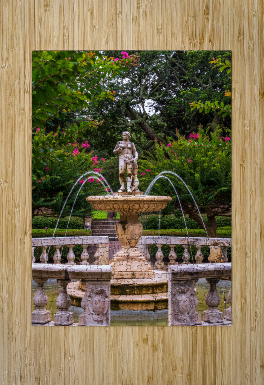 Garden Statue - 6 Dream World Images Puzzle printing