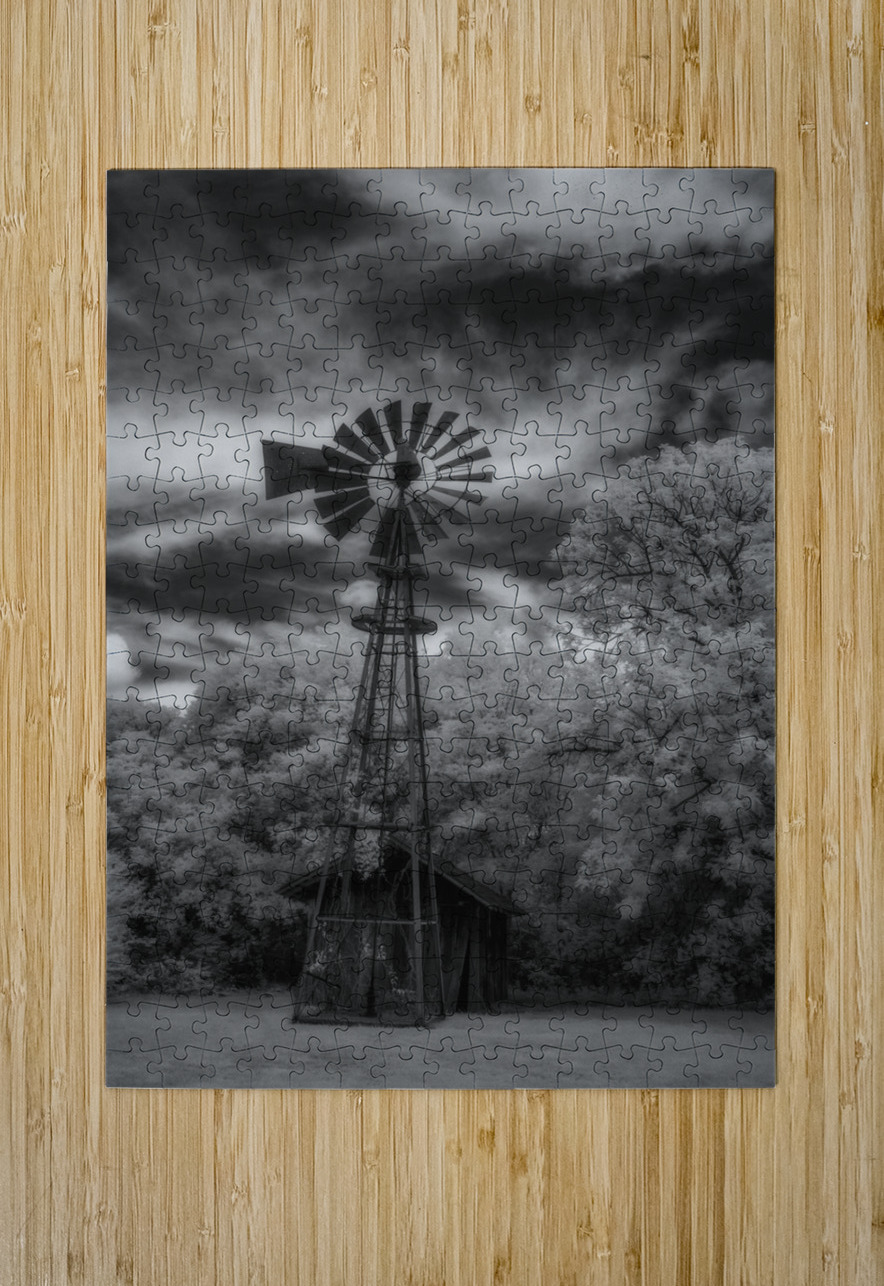 Windmill Whispers: A Gentle Breeze Dream World Images Puzzle printing