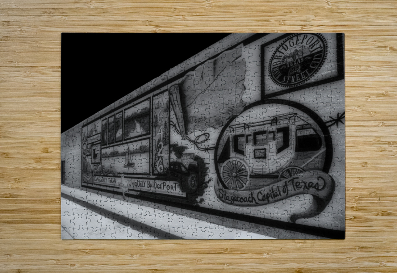 Exploring the Charms of Bridgeport: Uniquely Bridgeport Mural Dream World Images Puzzle printing