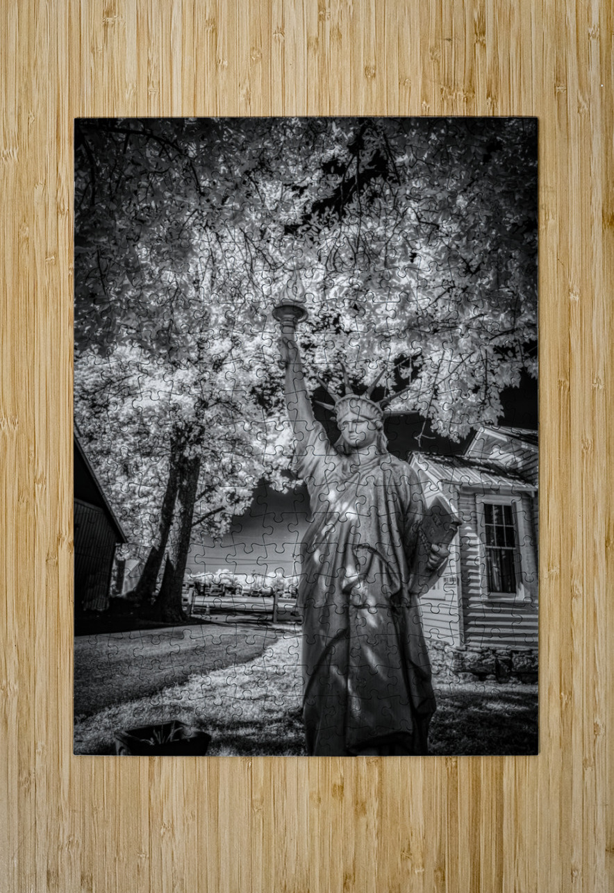 Dramatic Symbolism: Tennessee Lady Liberty Dream World Images Puzzle printing